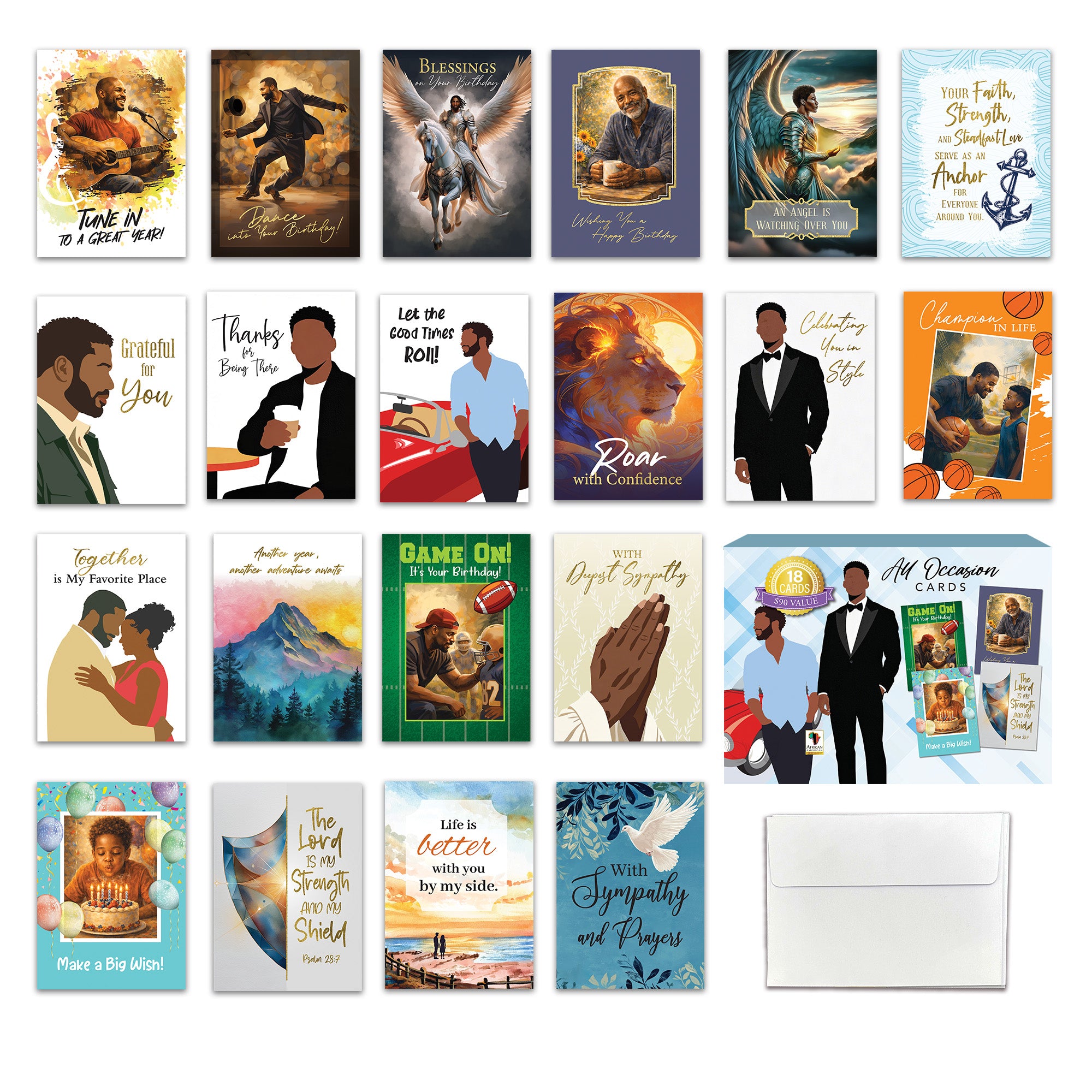 Men's All Occasion Card Assortment