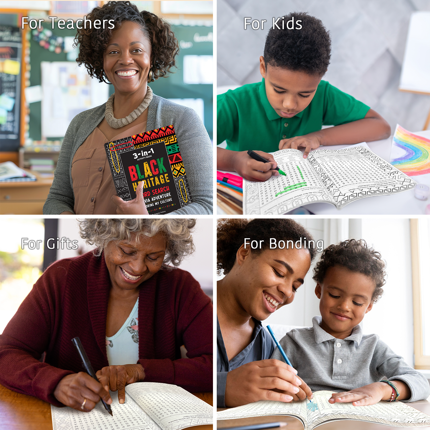 Black Heritage 3-in-1 Activity Book