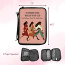 Woman with God Bible Organizer