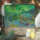 COTTAGE WITH SLEIGH CHRISTMAS CARD