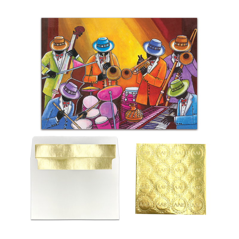 JAZZY CHRISTMAS CARD