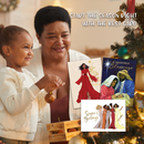 RED DRESS GLAMOROUS CHRISTMAS CARD