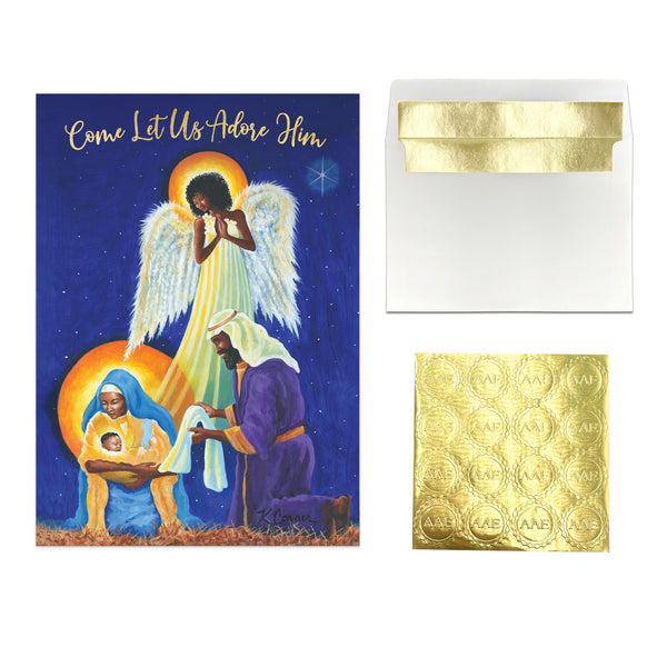 Nativity Angel Christmas Card