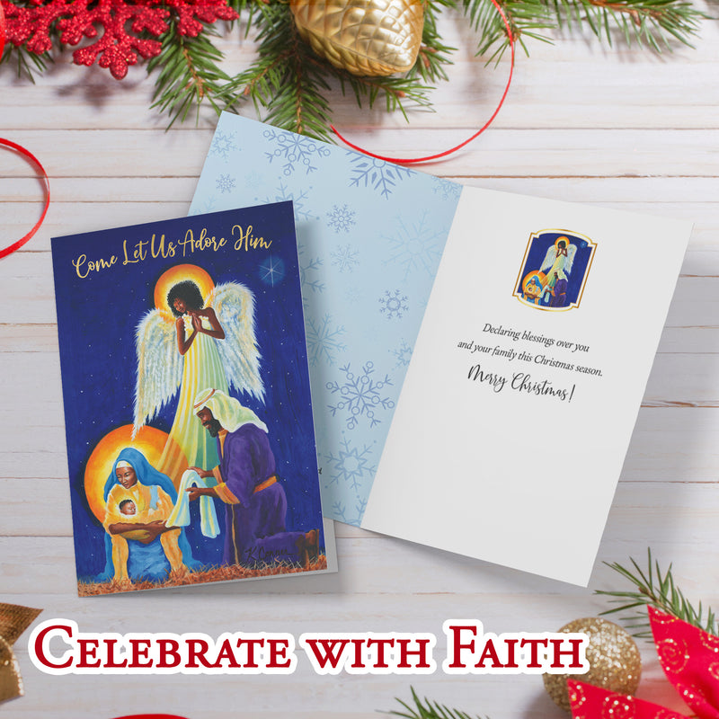Nativity Angel Christmas Card