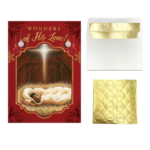 Wonders of His Love Christmas Card