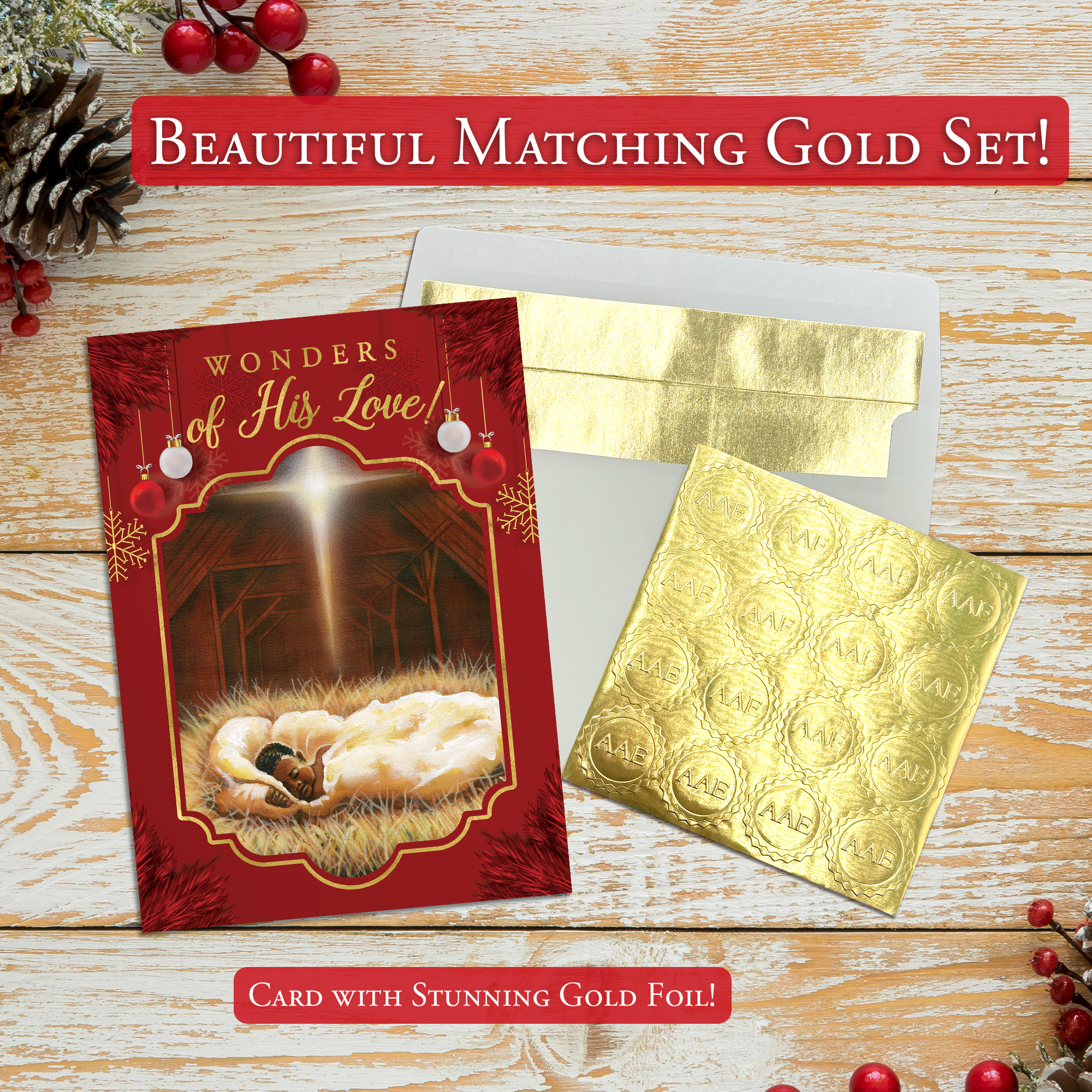 Wonders of His Love Christmas Card
