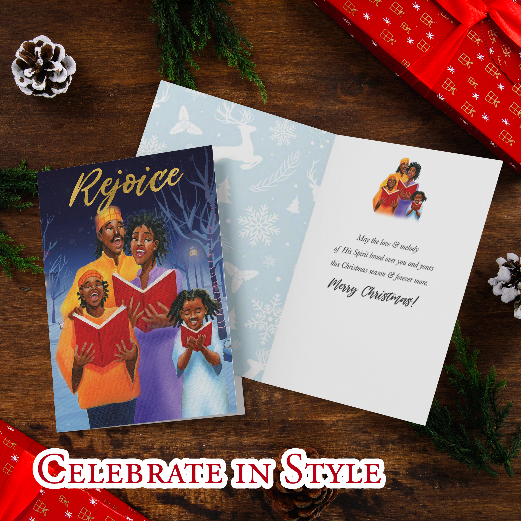Rejoice Christmas Card