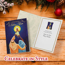 COME LET US ADORE HIM CHRISTMAS CARD