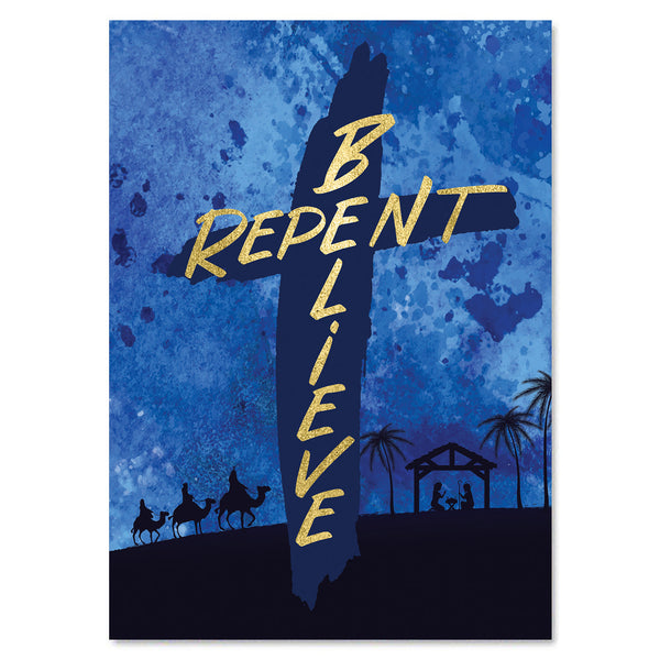 REPENT/BELIEVE CARD