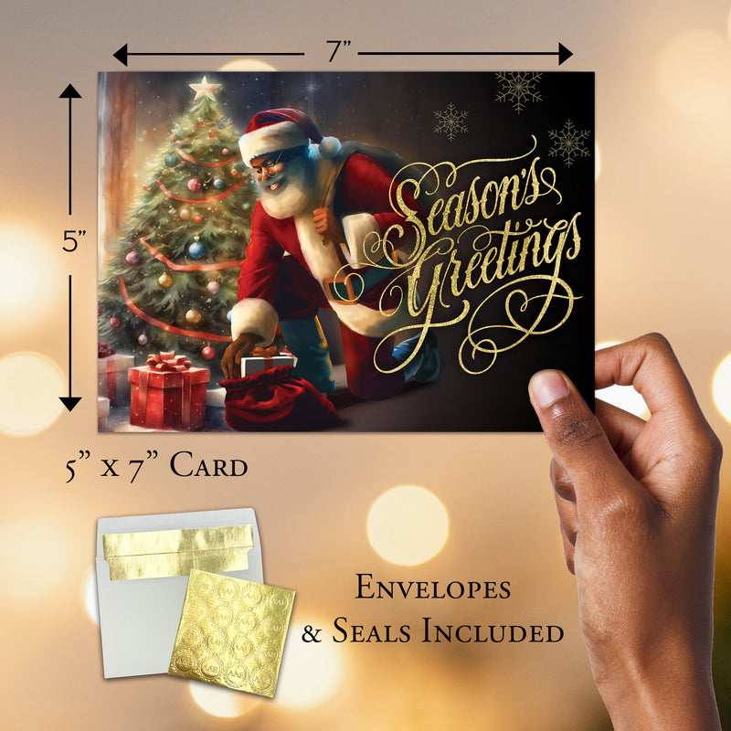 Season's Greetings Christmas Card