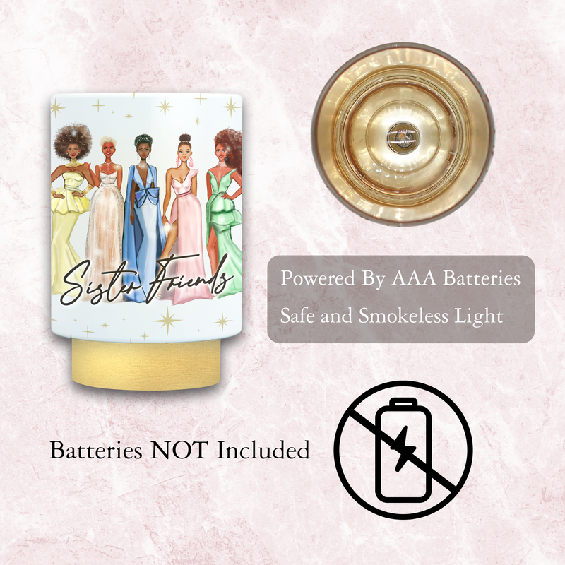 SISTER FRIENDS LED CANDLE