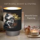 Prayer Warrior LED Flameless Candle – Spiritual & Religious Home Décor