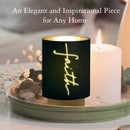 Faith LED Flameless Candle – Spiritual & Religious Home Décor