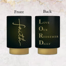 Faith LED Flameless Candle – Spiritual & Religious Home Décor