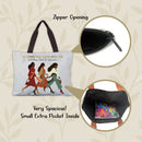 Woman with God Canvas Bag