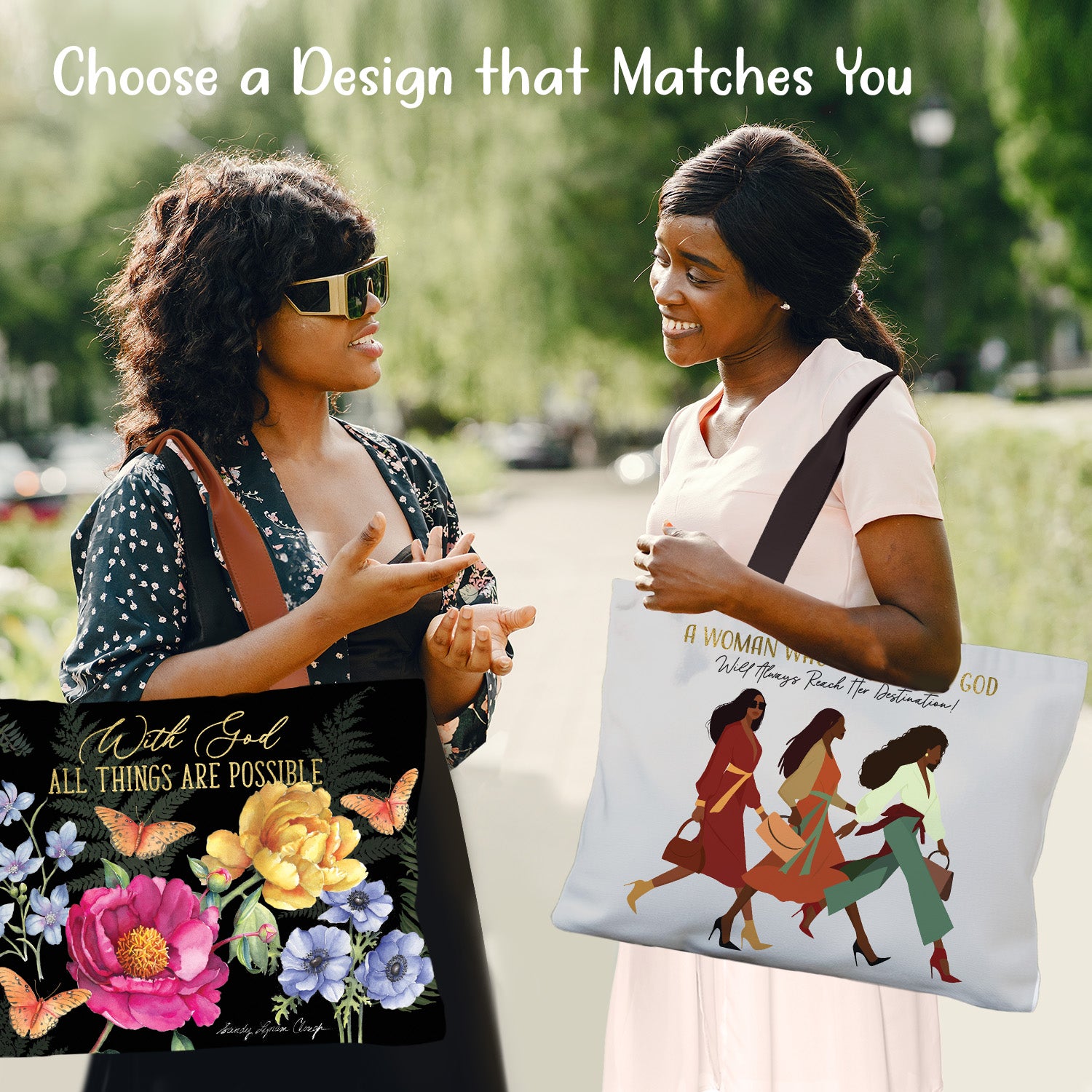 With God All Things Canvas Bag