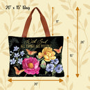 With God All Things Canvas Bag