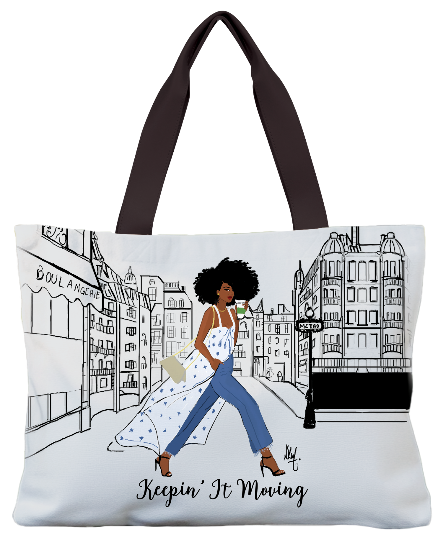 Keepin It Moving Canvas Bag (Coming Soon)