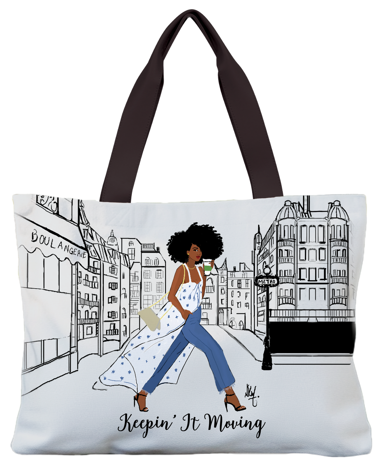 Keepin It Moving Canvas Bag (Coming Soon)