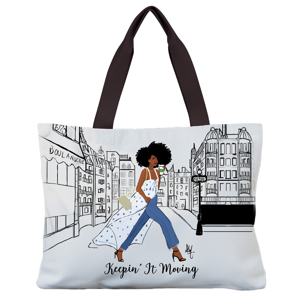 Keepin It Moving Canvas Bag (Coming Soon)