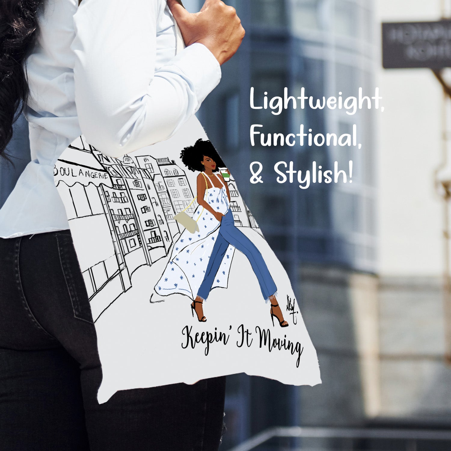 Keepin It Moving Canvas Bag (Coming Soon)
