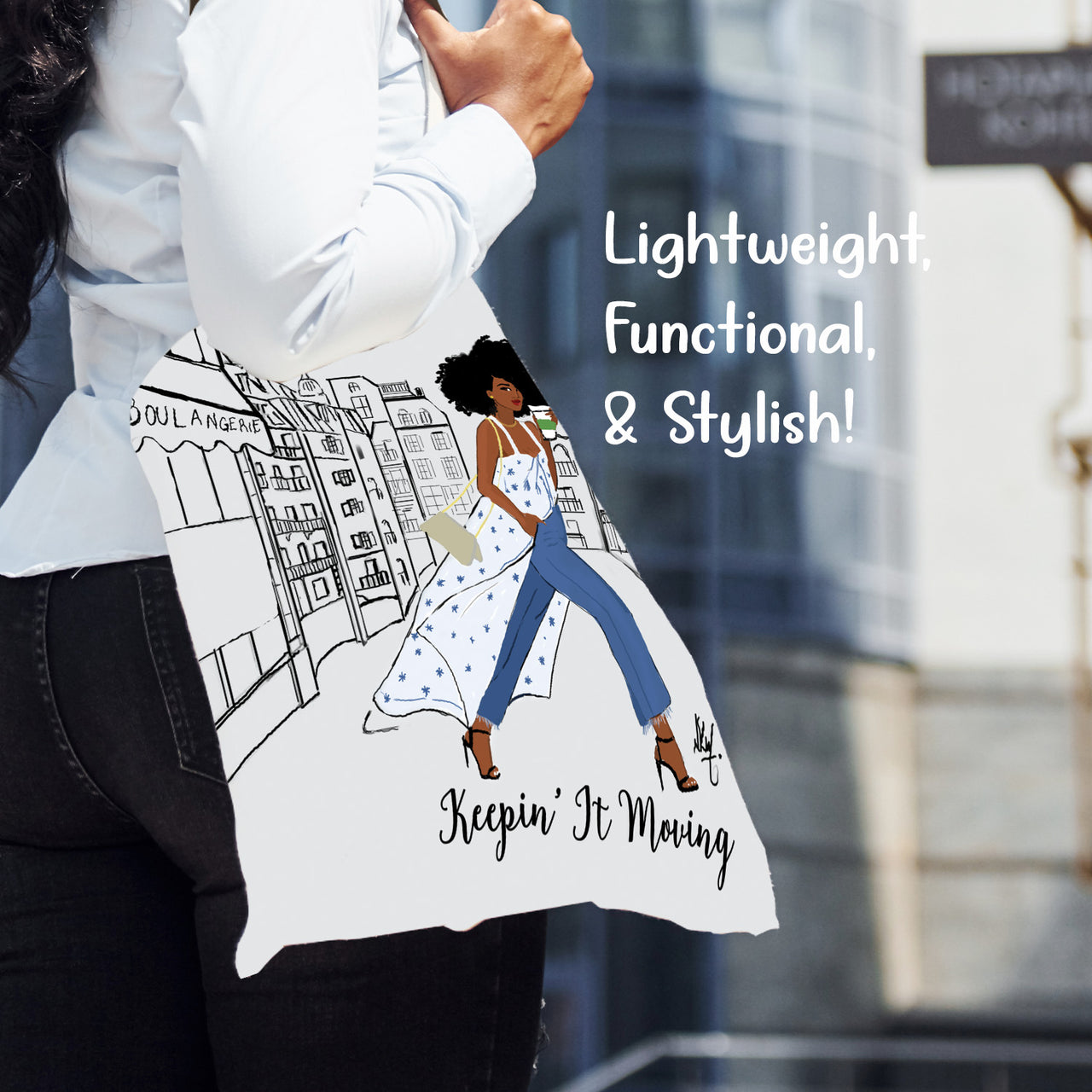 Keepin It Moving Canvas Bag (Coming Soon)