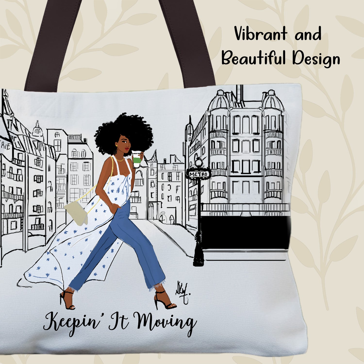 Keepin It Moving Canvas Bag (Coming Soon)
