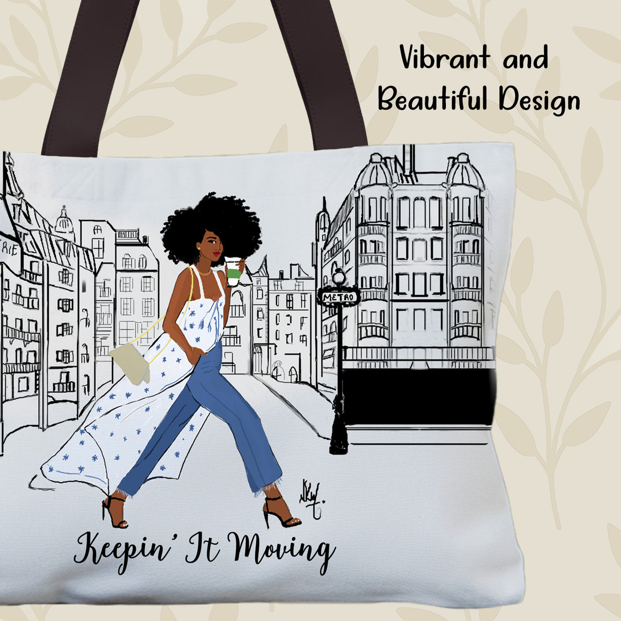 Keepin It Moving Canvas Bag (Coming Soon)
