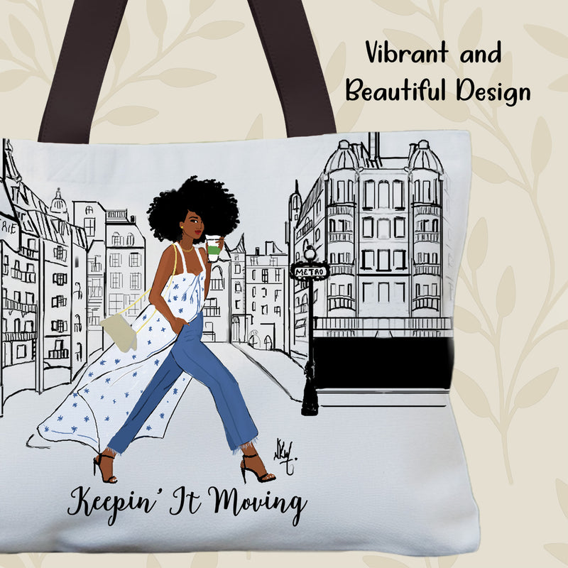 Keepin It Moving Canvas Bag (Coming Soon)