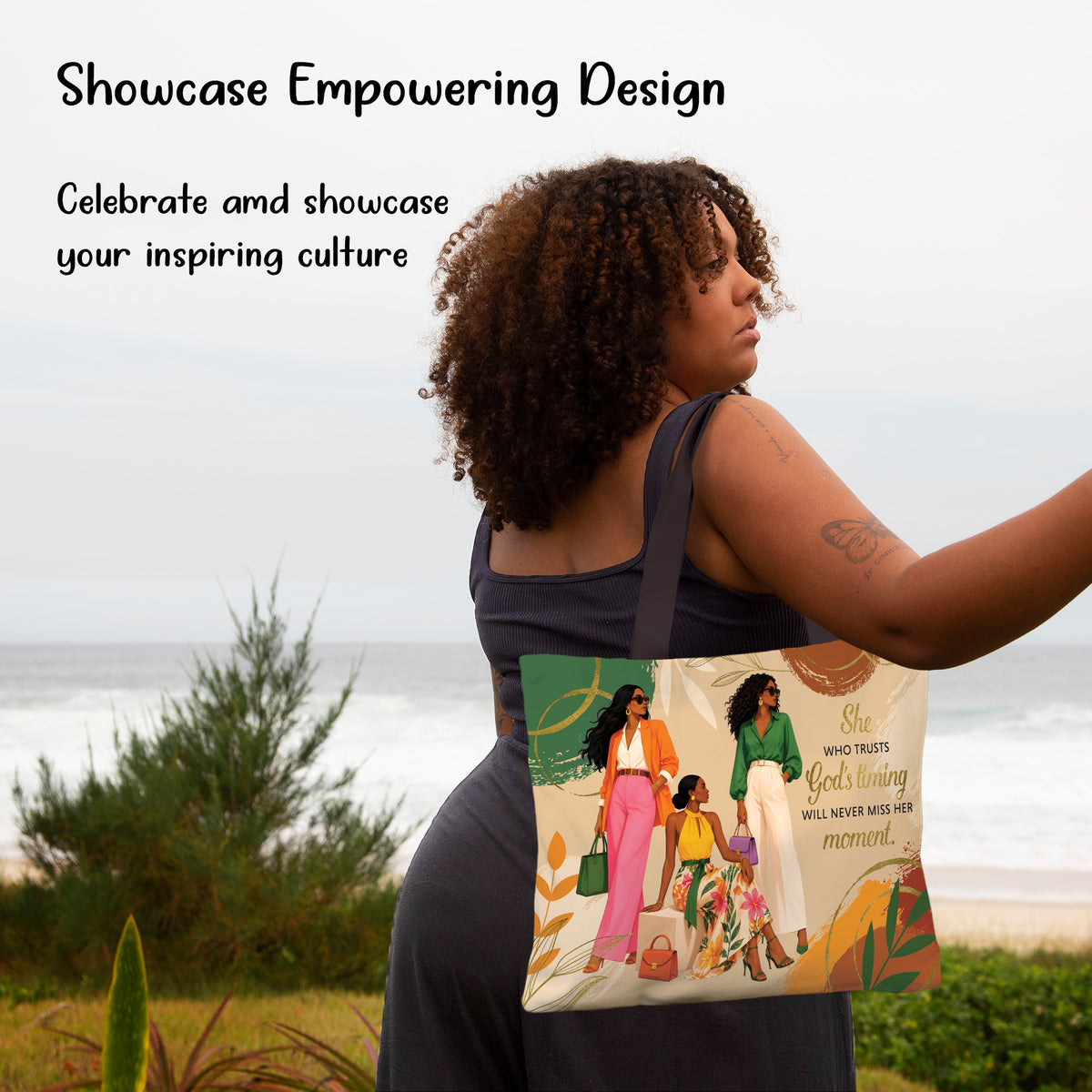 God's Timing Canvas Bag