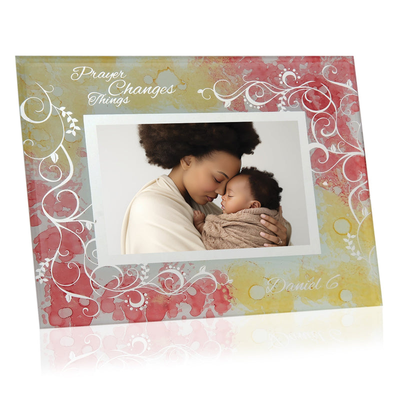 Glass Photo Frames - Prayer Changes Things