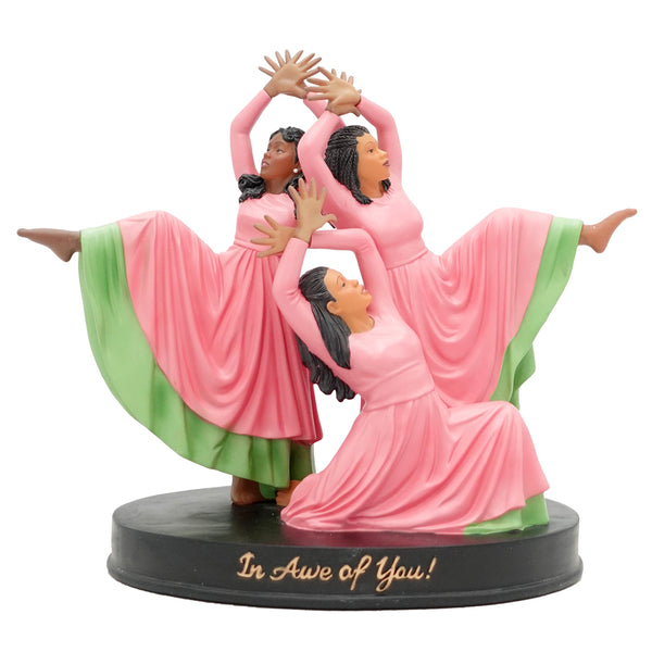 IN AWE OF YOU FIGURINE (PINK AND GREEN)