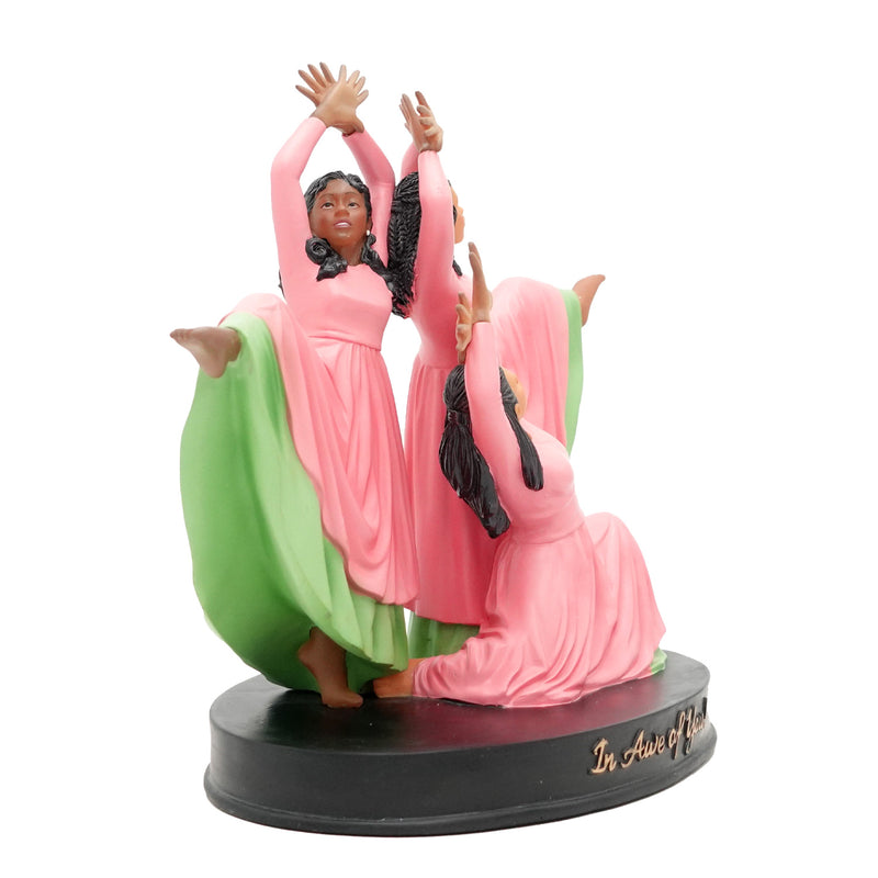 IN AWE OF YOU FIGURINE (PINK AND GREEN)