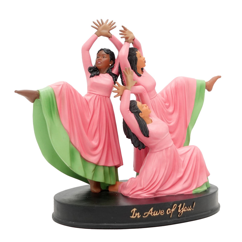 IN AWE OF YOU FIGURINE (PINK AND GREEN)