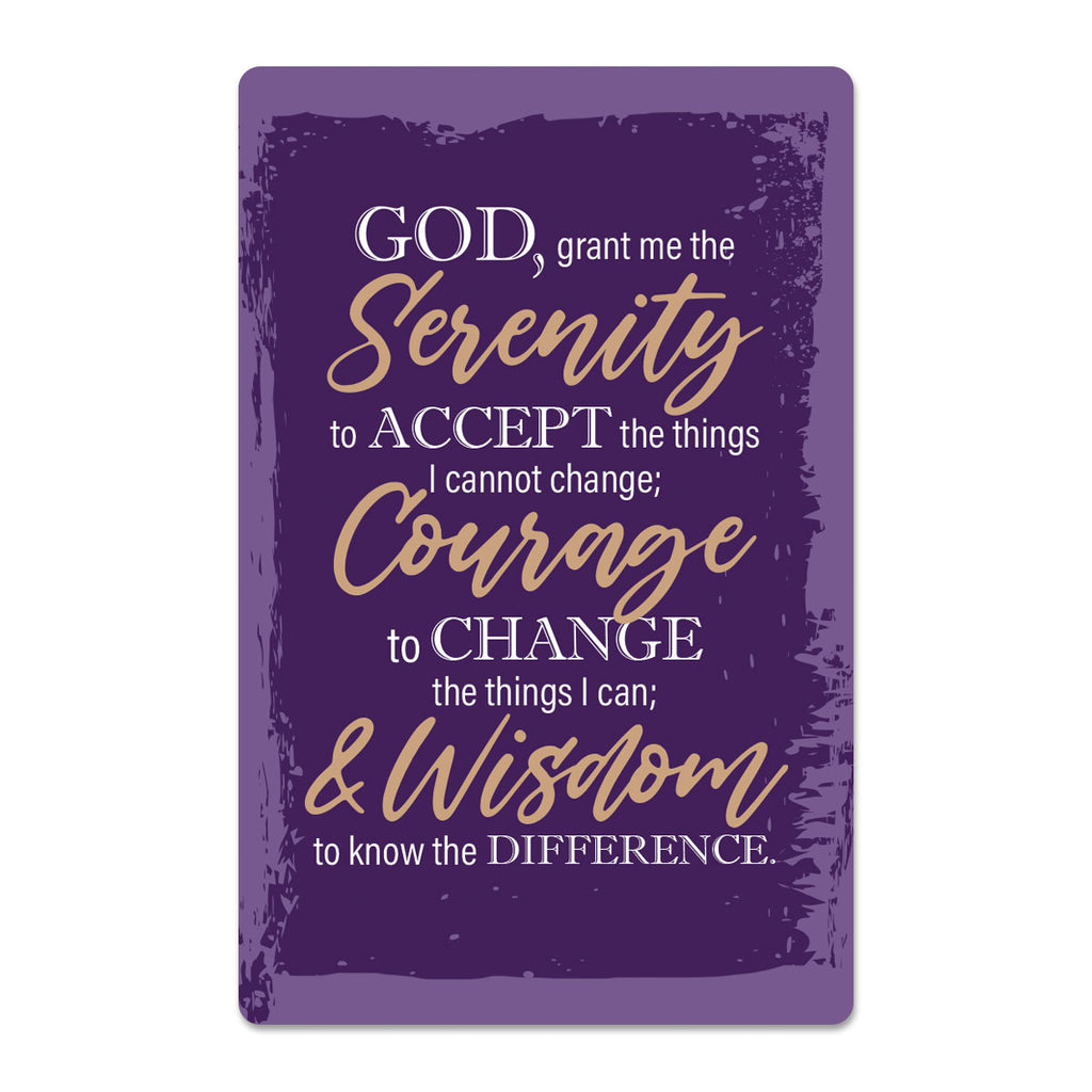 Serenity Prayer Cards - Pack Of Two, Beautiful Verse Cards For Inspiration & Comfort