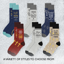 Kasai Red Patterned Men Socks