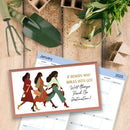 2025-2026 Woman Who Walks With God Checkbook Planner