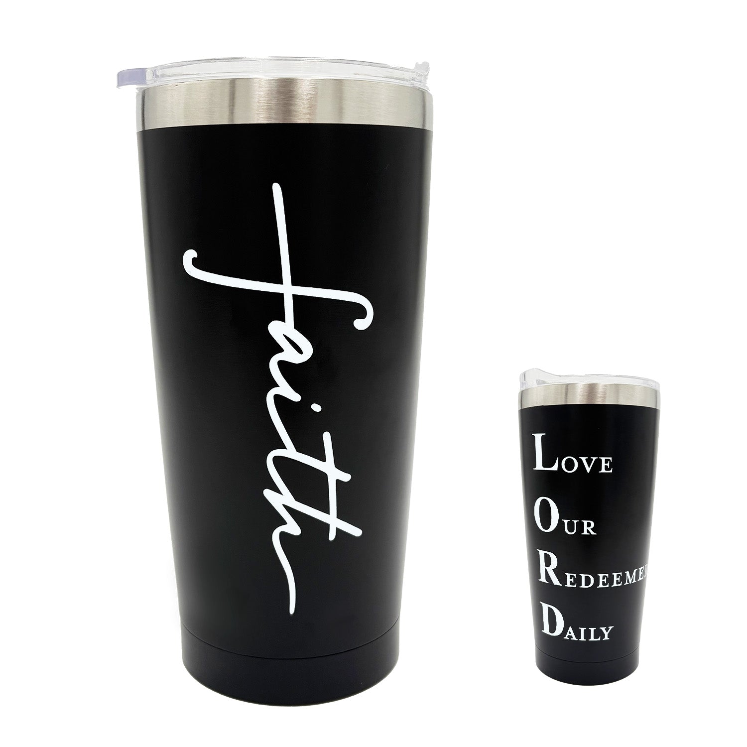 Faith Small Tumbler (Black) COMING SOON!