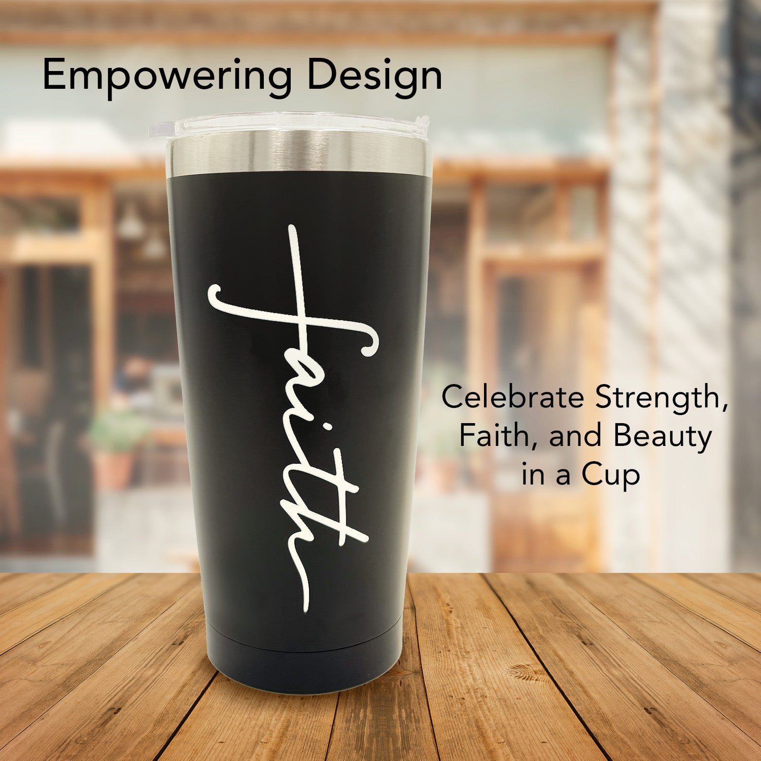 Faith Small Tumbler (Black) COMING SOON!
