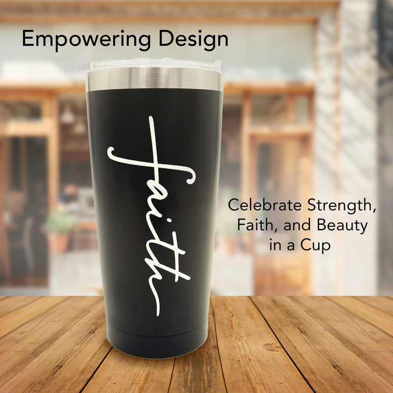 Faith Small Tumbler (Black) COMING SOON!