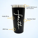 Faith Small Tumbler (Black)