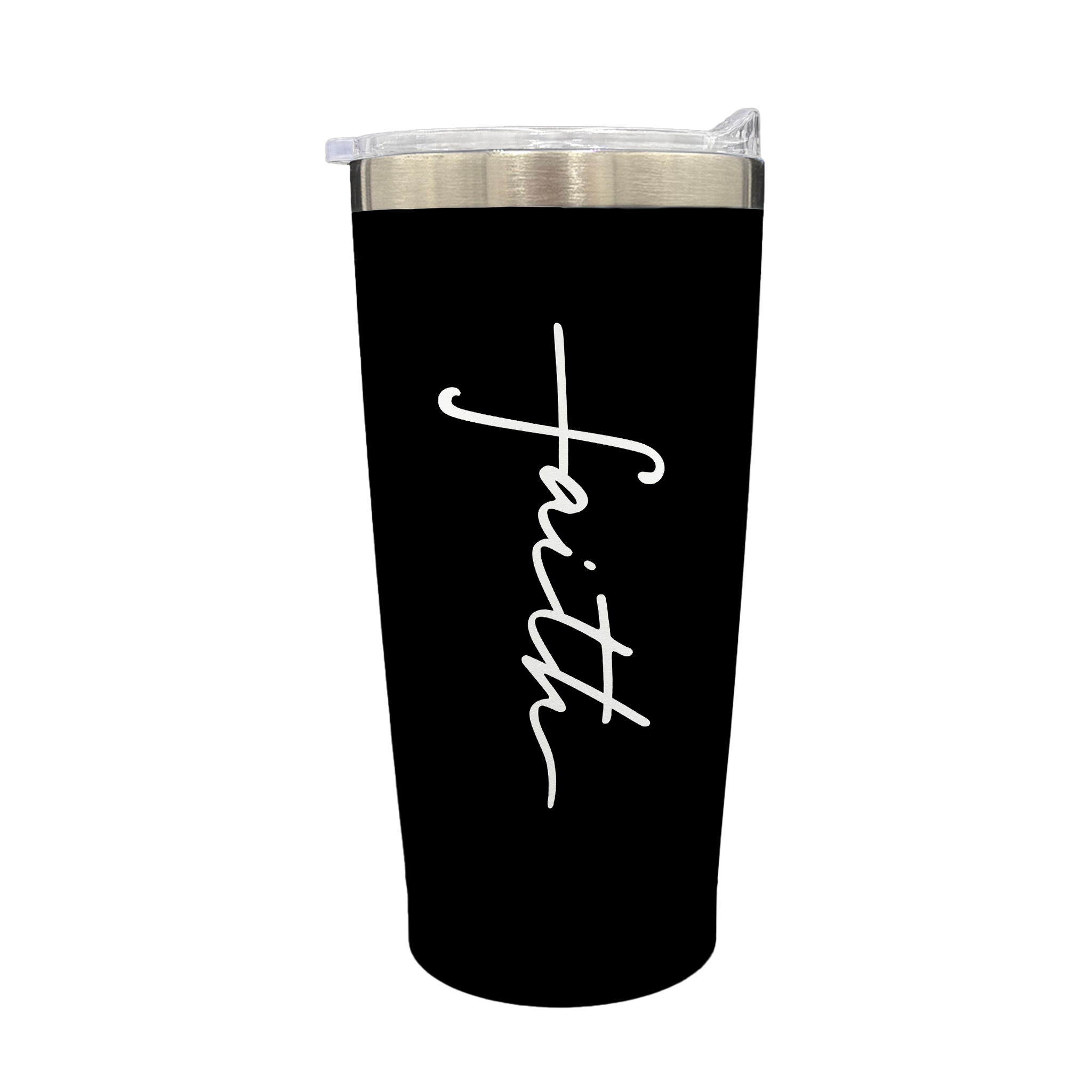 Faith Small Tumbler (Black) COMING SOON!