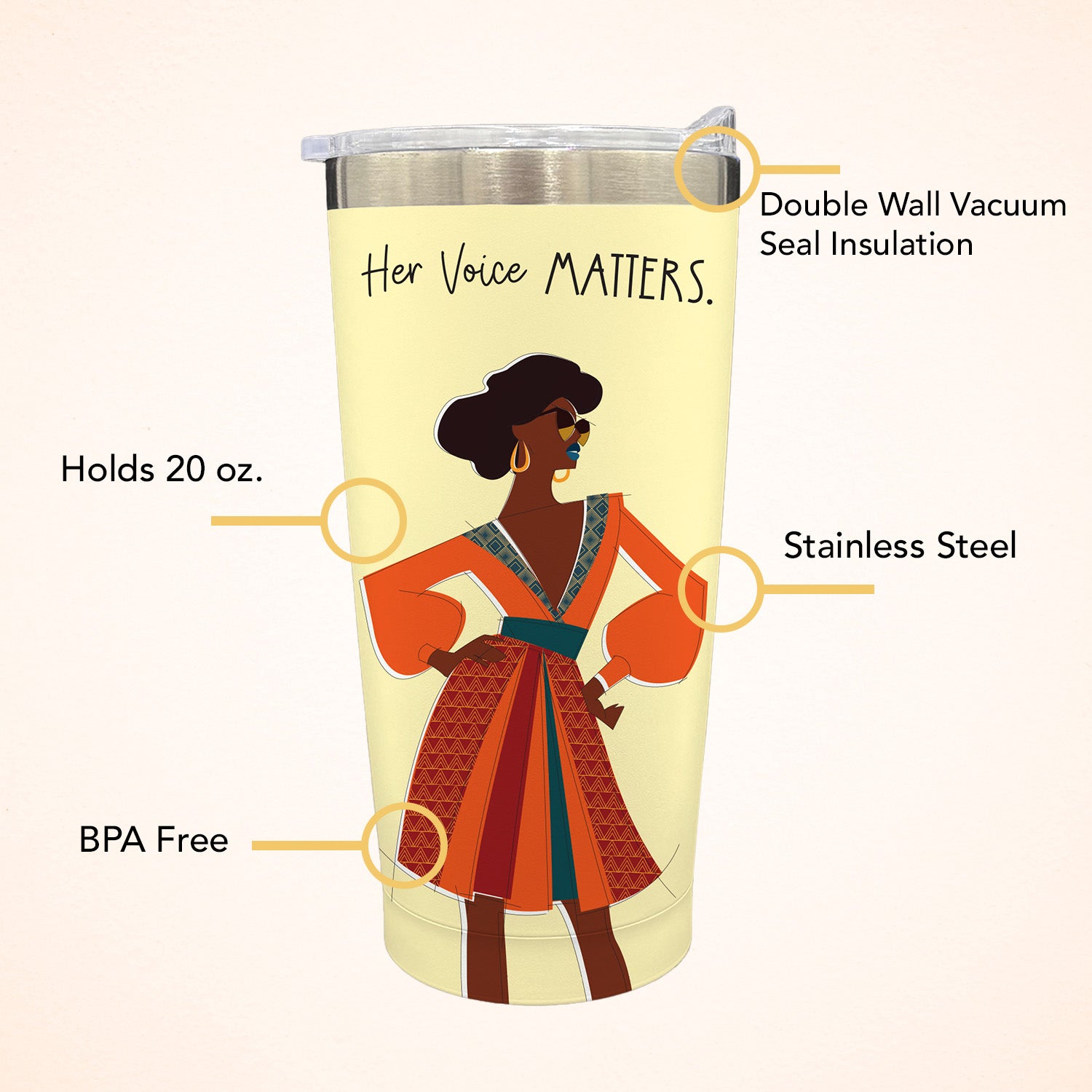 Her Voice Matters Small Tumbler COMING SOON!