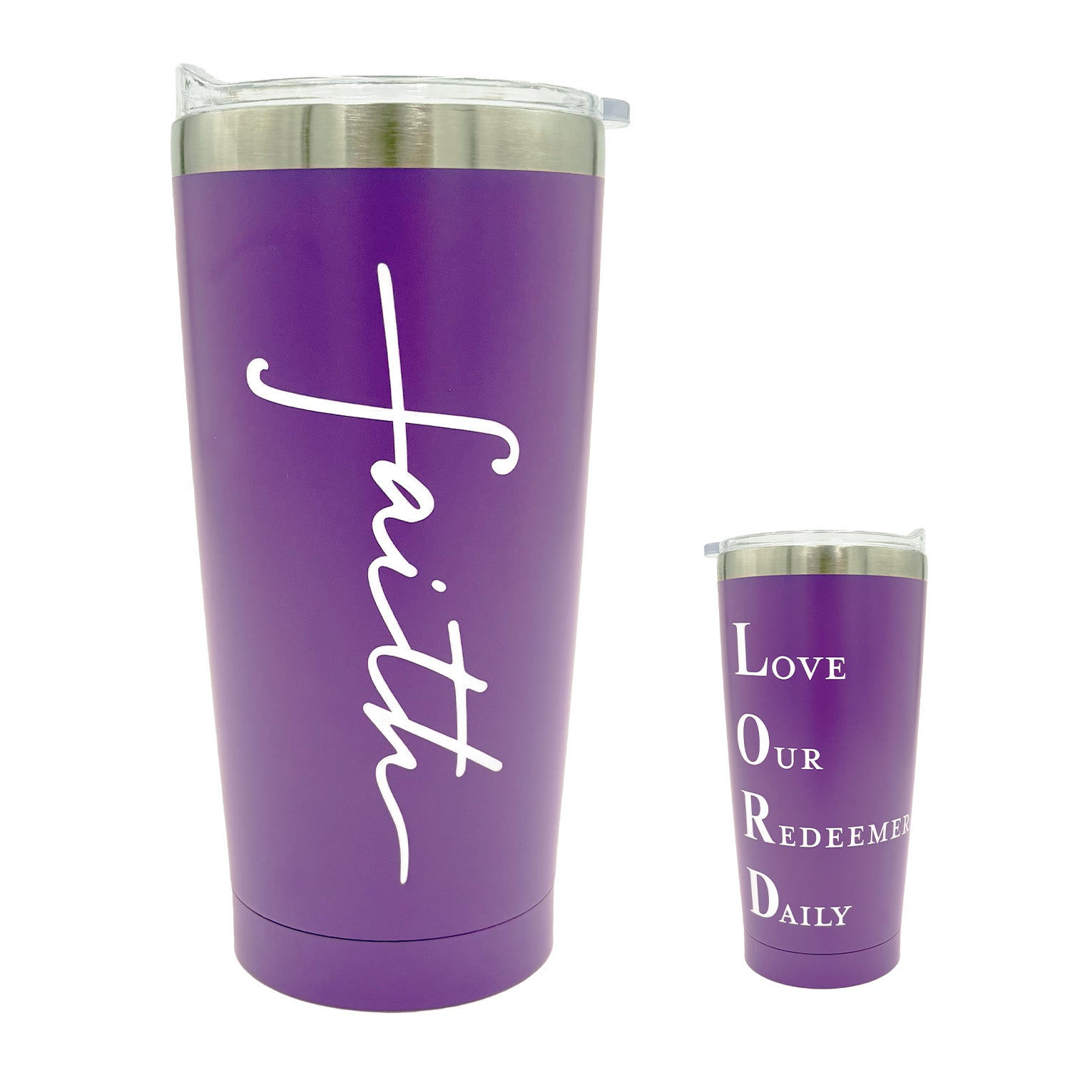 Faith Small Tumbler (Purple) COMING SOON!