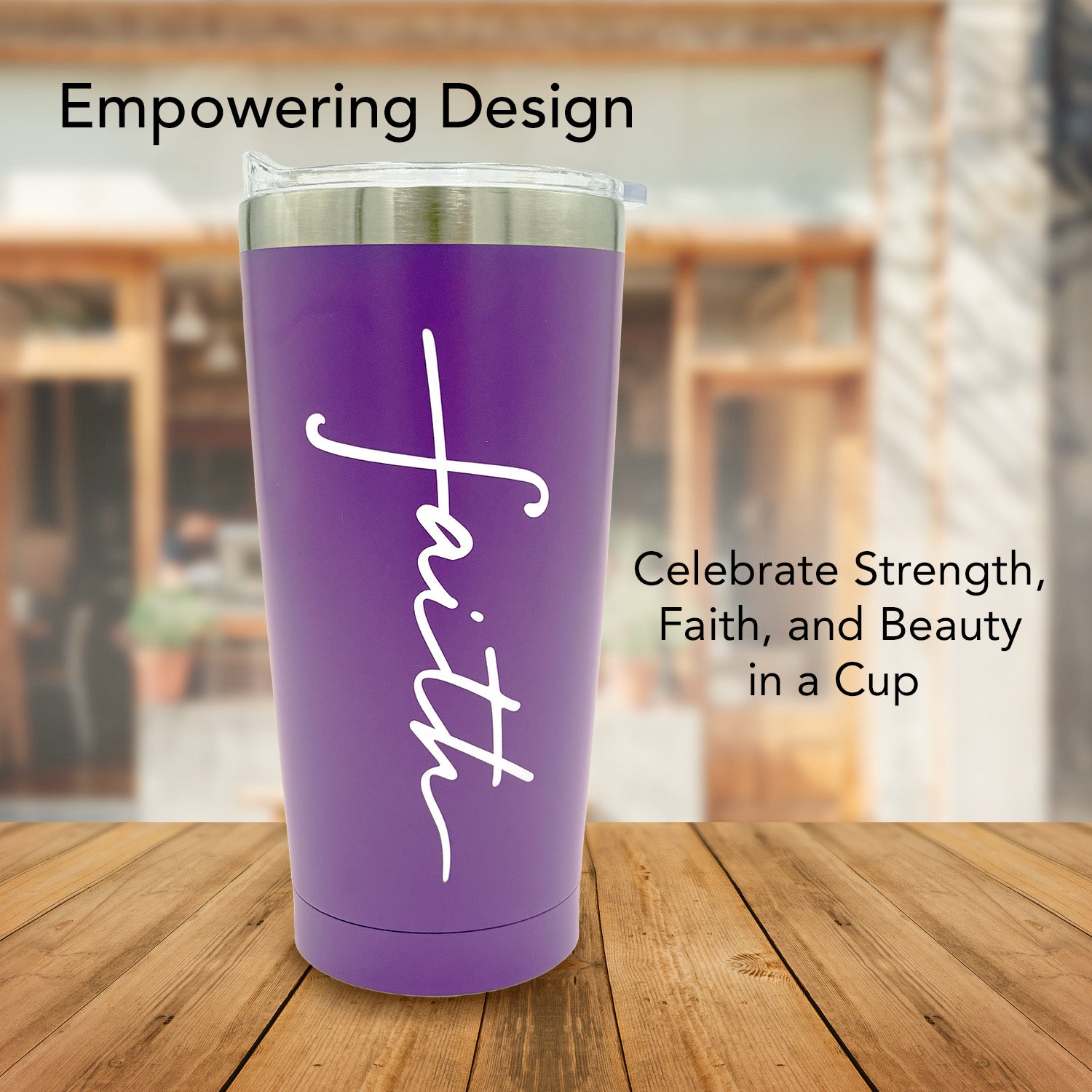 Faith Small Tumbler (Purple) COMING SOON!
