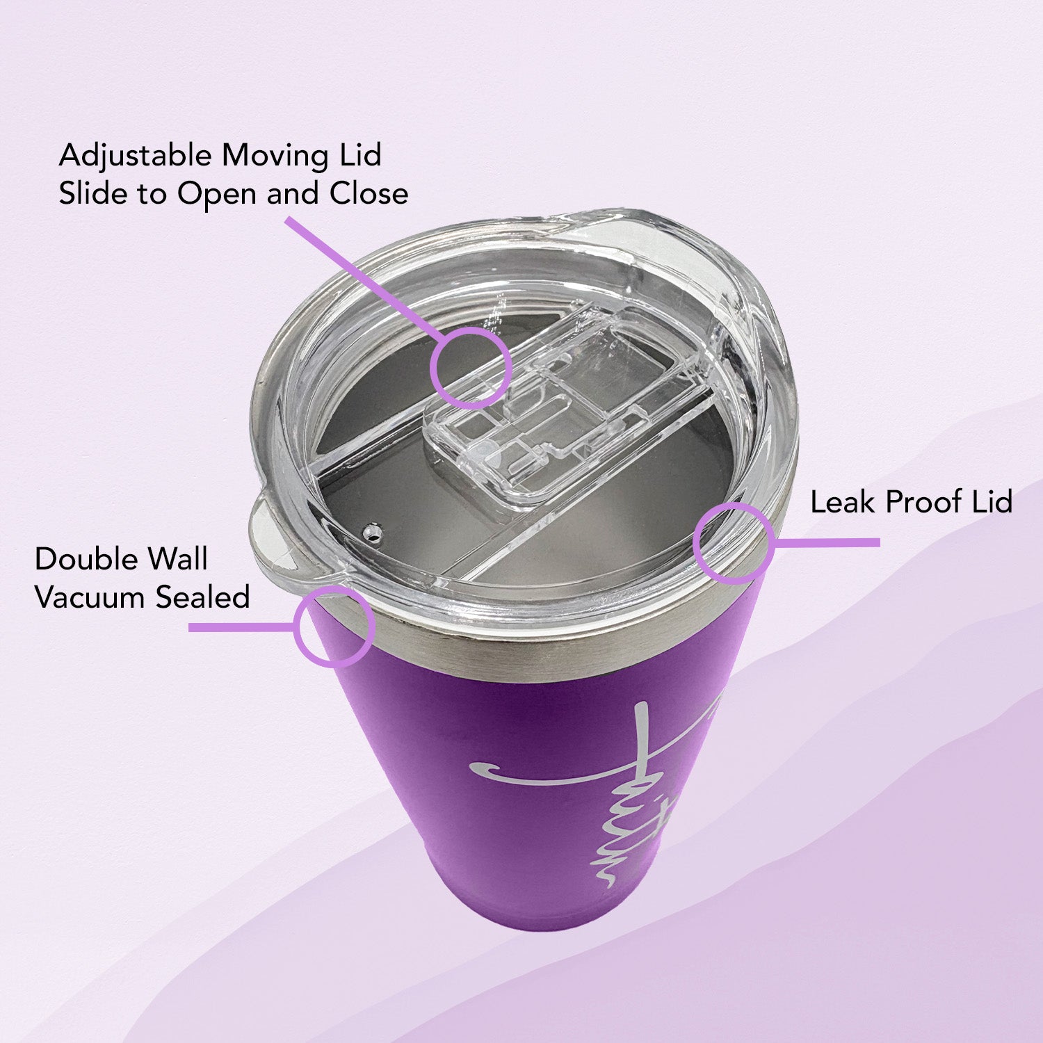 Faith Small Tumbler (Purple) COMING SOON!