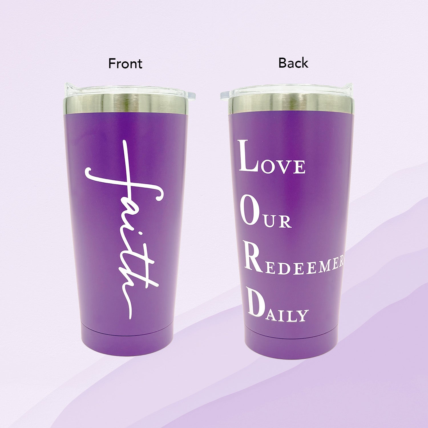 Faith Small Tumbler (Purple) COMING SOON!