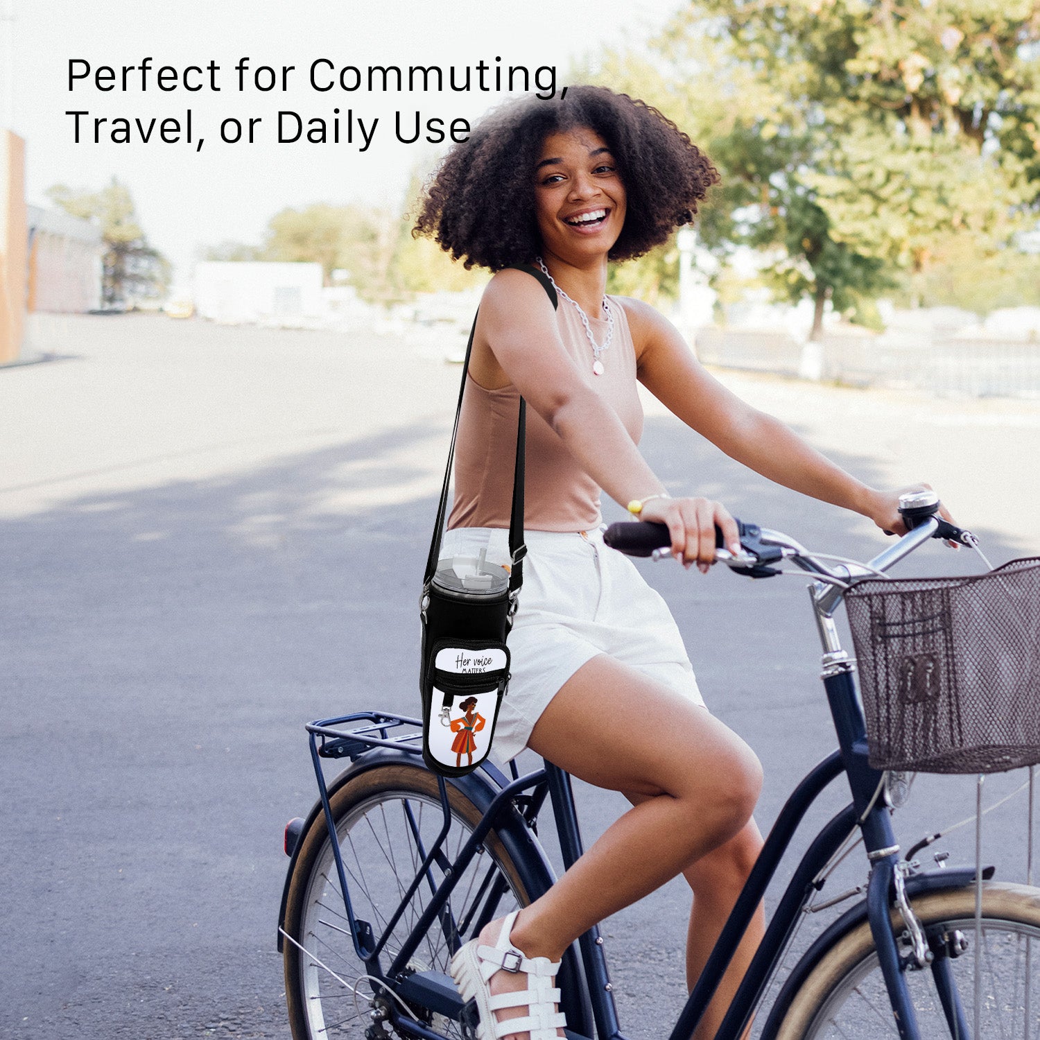 Her Voice Matters Tumbler Carrier