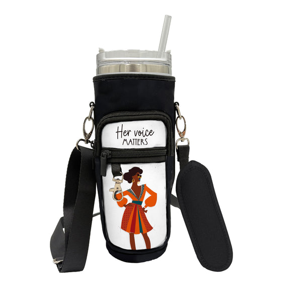 Her Voice Matters Tumbler Carrier