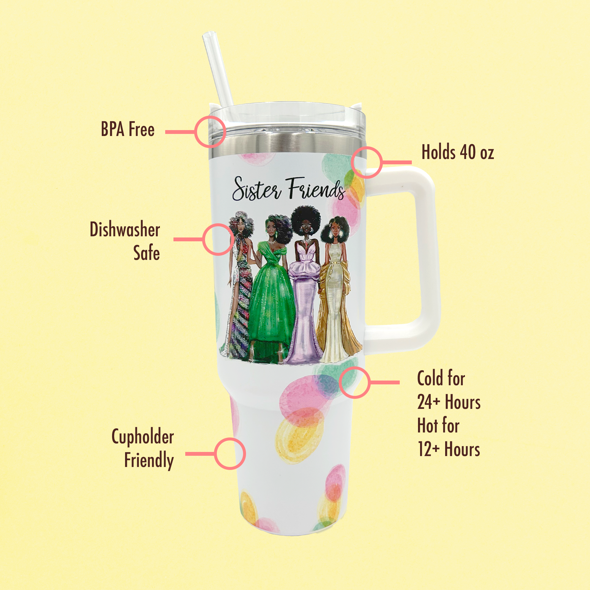 Sister Friends Tumbler